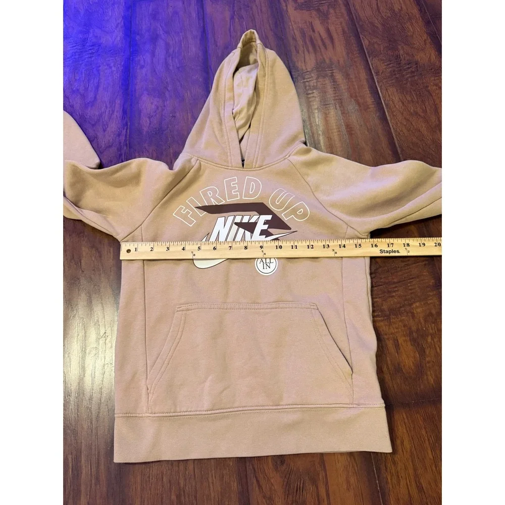 Nike 3Brand Youth Hoodie Fired Up Pullover Sweatshirt Size S 8-10